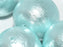 Cotton Pearls 30 mm Aqua Japanische Glasperlen Miyuki Blue