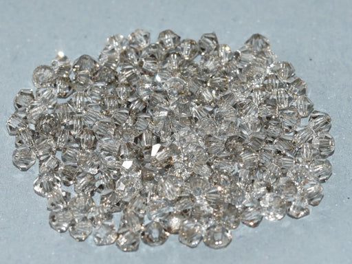 MC (machine cut) Perlen 3 mm Kristall Samt Tschechisches Glas Farbe_Grey