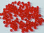 MC (machine cut) Perlen 3 mm Light Siam Transparent Tschechisches Glas Farbe_Red