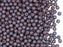 100 pcs Runde Perlen 3 mm, Opak Rosa Nebel, Tschechisches Glas (Round Beads)