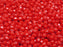 100 St. Fire Polished facettierte Glasperlen rund 4mm, Koralle Rot, Tschechisches Glas