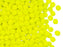 Fire Polished facettierte Glasperlen rund 4 mm Gelb Neon Tschechisches Glas  Farbe_Yellow