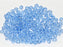 144 pcs MC (machine cut) Perlen 4 mm Hell Saphir Transparent Tschechisches Glas Farbe_Blue