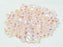 144 pcs MC (machine cut) Perlen 4 mm Hellrosa 2xAB Tschechisches Glas Farbe_Pink Farbe_ Multicolored
