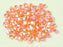 144 pcs MC (machine cut) Perlen 4 mm Sonne 2xAB Tschechisches Glas Farbe_Orange Farbe_ Multicolored