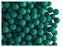 50 St. Rund NEON ESTRELA Perlen 4mm, Böhmisches Glas, Smaragd Grün