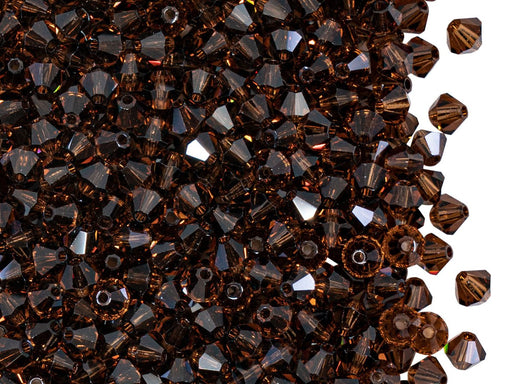 5301 Xilion (Bicone) 4 mm Rauchtopaz Swarovski Österreich Farbe_Brown