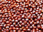 100 St. Fire Polished facettierte Glasperlen rund 4mm, Koralle Rot Amethyst schimmernd-glänzend, Tschechisches Glas
