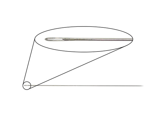 Perlennadel John James L4320 Größe 013 0.3x50 mm Metall