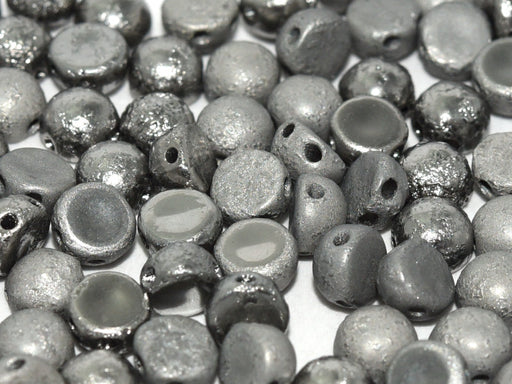 Glastropfen 11x8mm Khaki Tschechisches Glas Farbe_Brown