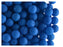 50 St. Rund NEON ESTRELA Perlen 6mm, Böhmisches Glas, Blau