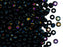 Rocailles 6/0 Jet Black Kalipo Tschechisches Glas Farbe_Black Farbe_ Multicolored