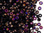 Rocailles 6/0 Jet Black Santander Tschechisches Glas Farbe_Black Farbe_ Multicolored