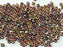 Seed Beads 6/0 geätzt  Kristall geätzt Silperit voll Tschechisches Glas  Farbe_Multicolored