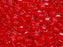 Sternenperlen 6 mm Rubin Tschechisches Glas Farbe_Red