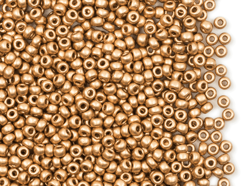 20 g 8/0 Rocailles Preciosa Ornela, Aztekengold, Tschechisches Glas