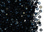 Rocailles 8/0 Jet Black AB Schwarz Tschechisches Glas Farbe_Black Farbe_ Multicolored