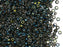Rocailles 8/0 Kristall AB Schwarz Tschechisches Glas  Farbe_Multicolored