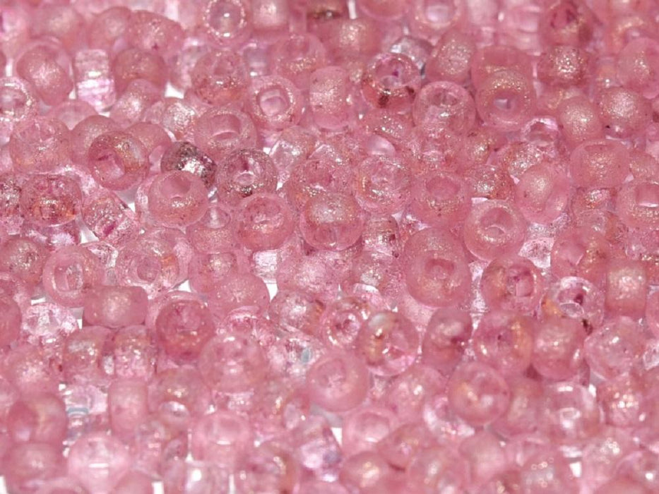 Seed Beads 8/0 geätzt  Kristall geätzt Lila Luster Tschechisches Glas  Farbe_Purple
