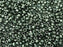 Seed Beads 8/0 geätzt  Kristall geätzt Chrom voll Tschechisches Glas  Farbe_Grey