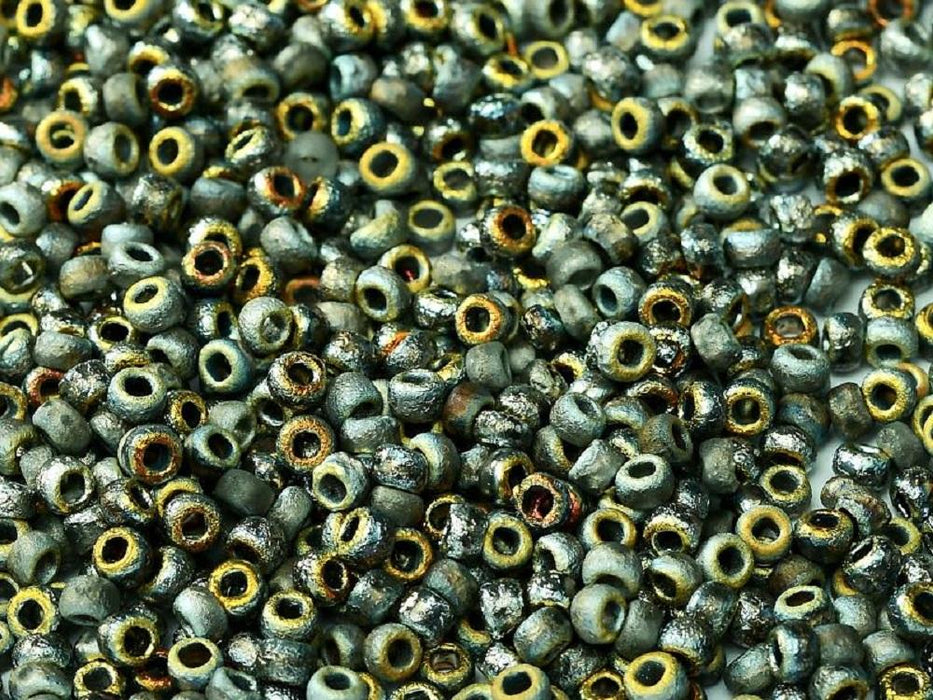 Seed Beads 8/0 geätzt  Kristall geätzt Marea voll Tschechisches Glas  Farbe_Multicolored