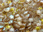 50 pcs 50 pcs Star Beads 8 mm Crystal Lemon Rainbow Czech Glass Yellow Multicolored