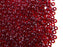 20 g 9/0 Rocailles Preciosa Ornela, Ruby Transparent Weiß glänzend, Tschechisches Glas