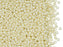 Rocailles 9/0 Pastell Weiß Perlmutt Tschechisches Glas  Farbe_White