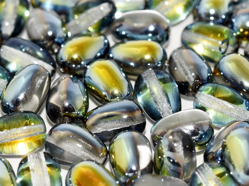 Glastropfen 11x8mm Kristall Marea Tschechisches Glas Farbe_Multicolored