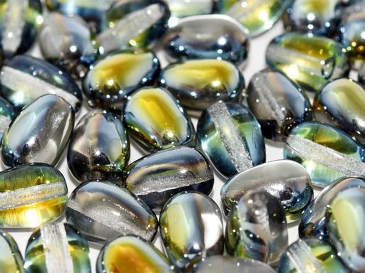 Glastropfen 11x8mm Kristall Marea Tschechisches Glas Farbe_Multicolored