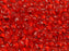 Herzperlen 6 mm Hell Siam Tschechisches Glas Farbe_Red