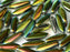 Dolchperlen 5x16 mm Kristall Marea Tschechisches Glas Farbe_Yellow Farbe_ Multicolored