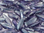 Dolchperlen 5x16 mm Hellviolett Volle Argentinische Flare Tschechisches Glas Farbe_Purple