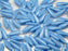 Dolchperlen 5x16 mm Türkis Tschechisches Glas Farbe_Blue