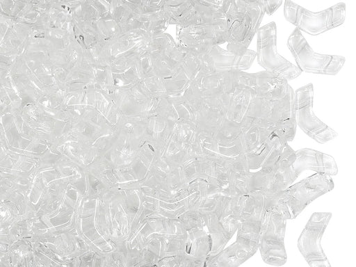 Glasperlen Arrow®  5x8 mm 2-Loch Kristall Tschechisches Glas Clear