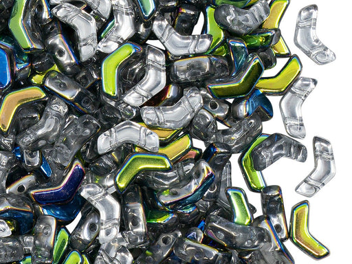Arrow® Beads 5x8 2-Loch  Kristall Glasmalerei Tschechisches Glas 
 Multicolored