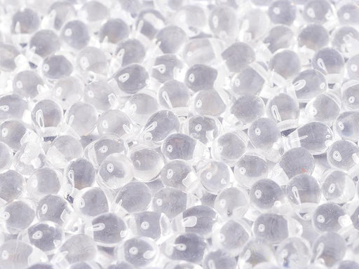 Teardrop Perlen 6x9mm Kristall Tschechisches Glas Farbe_Clear