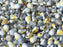 Teardrop Perlen 6x9mm Kristall geätzt Marea voll Tschechisches Glas Farbe_Multicolored