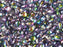 Teardrop Perlen 6x9mm Kristall Magic Lila Tschechisches Glas Farbe_Purple