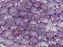 Glasperlen WibeDuo® 8x8 mm 2-Loch Kristall Lila Vega Glanz Tschechisches Glas Farbe_Purple