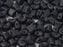 Glasperlen WibeDuo® 8x8 mm 2-Loch Schwarze Matte Tschechisches Glas Farbe_Black