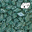 Diamonduo™ Beads 5x8 mm 2-Loch  Türkis Schimmer Tschechisches Glas  Farbe_Green