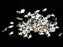 10 pcs Diamonduo™ Perlen 5x8 mm, 2-Loch , Versilbert, Metall (Diamonduo™ Beads)