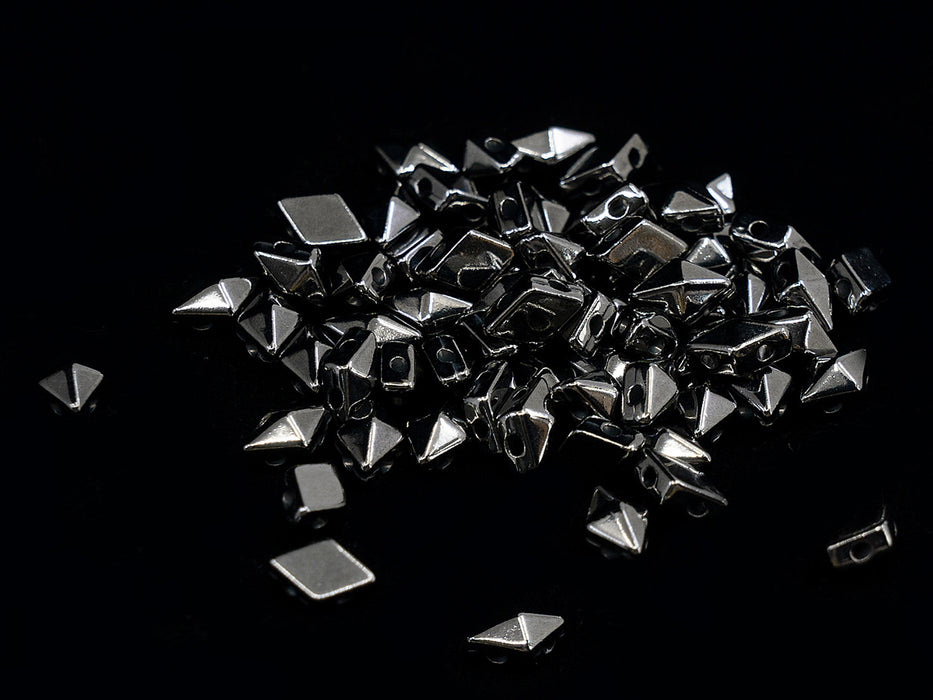 10 pcs Diamonduo™ Perlen 5x8 mm, 2-Loch , Gunmetal beschichtet, Metall (Diamonduo™ Beads)