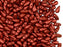 50 St. DropDuo® Perlen 3x6mm Zwei Löcher, Böhmisches Glas,Lava Rot