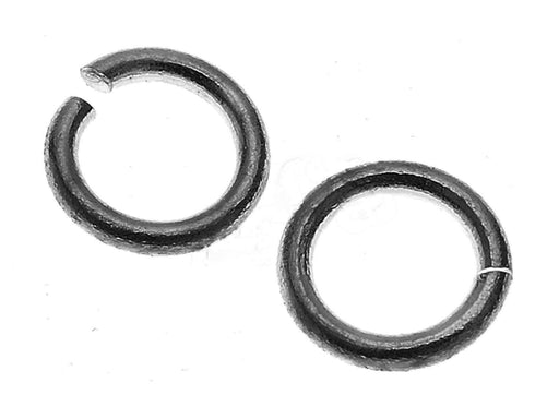 1 St. Jump Ring 5,9mm, Schwarz plattiert