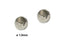 1 St. Crimp Perlen Covers 1,5mm, Platin Überzogen