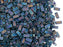 5 g Halb Tila Perlen 5x2.3x1.9 mm, 2-Loch, Transparent Brown AB Matt, Miyuki Japanese Perlen