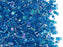 5 g Halb Tila Perlen 5x2.3x1.9 mm, 2-Loch, Transparent Blue Capri AB, Miyuki Japanese Perlen