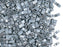 5 g Halb Tila Perlen 5x2.3x1.9 mm, 2-Loch, Opaque Grey Luster, Miyuki Japanese Perlen